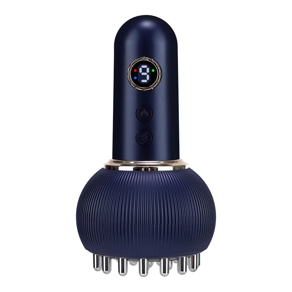 ThermaGlow™ Wireless Heated Meridian Brush – Lymphatic Drainage, Microcurrent Anti-Cellulite Massage for Body & Back - Malachi Wallace boutique