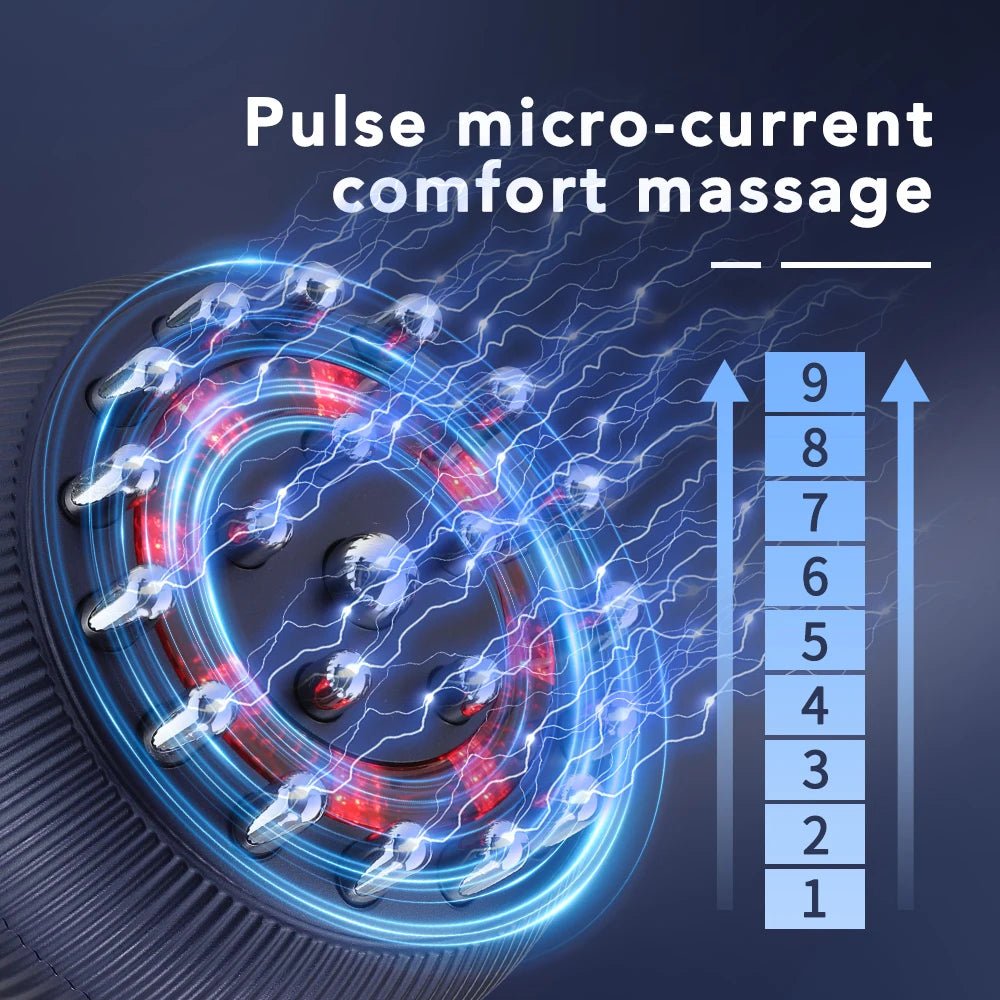 ThermaGlow™ Wireless Heated Meridian Brush – Lymphatic Drainage, Microcurrent Anti-Cellulite Massage for Body & Back - Malachi Wallace boutique
