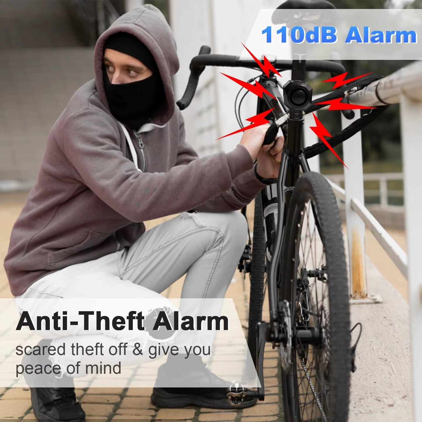 Ultimate Bike Guard™ – Wireless Vibration Alarm with Remote & USB Charging - Malachi Wallace boutique