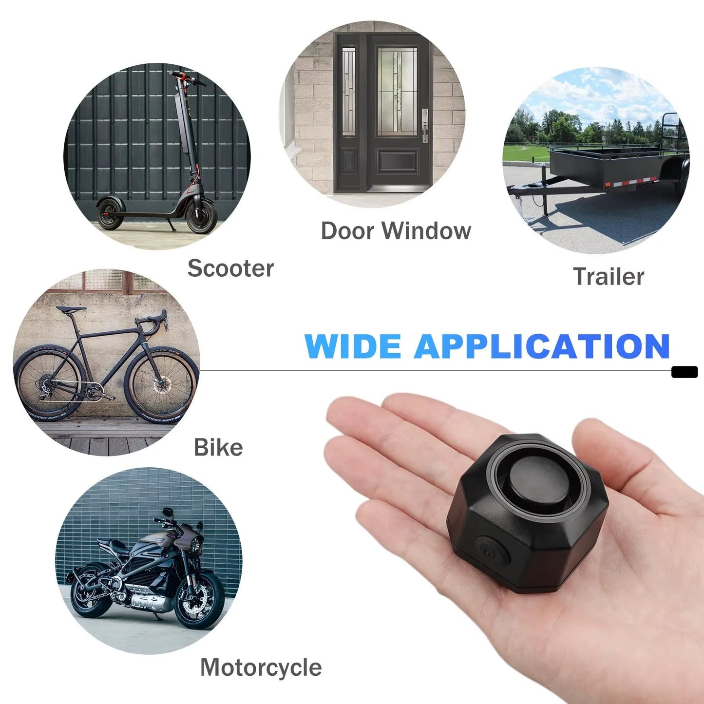 Ultimate Bike Guard™ – Wireless Vibration Alarm with Remote & USB Charging - Malachi Wallace boutique