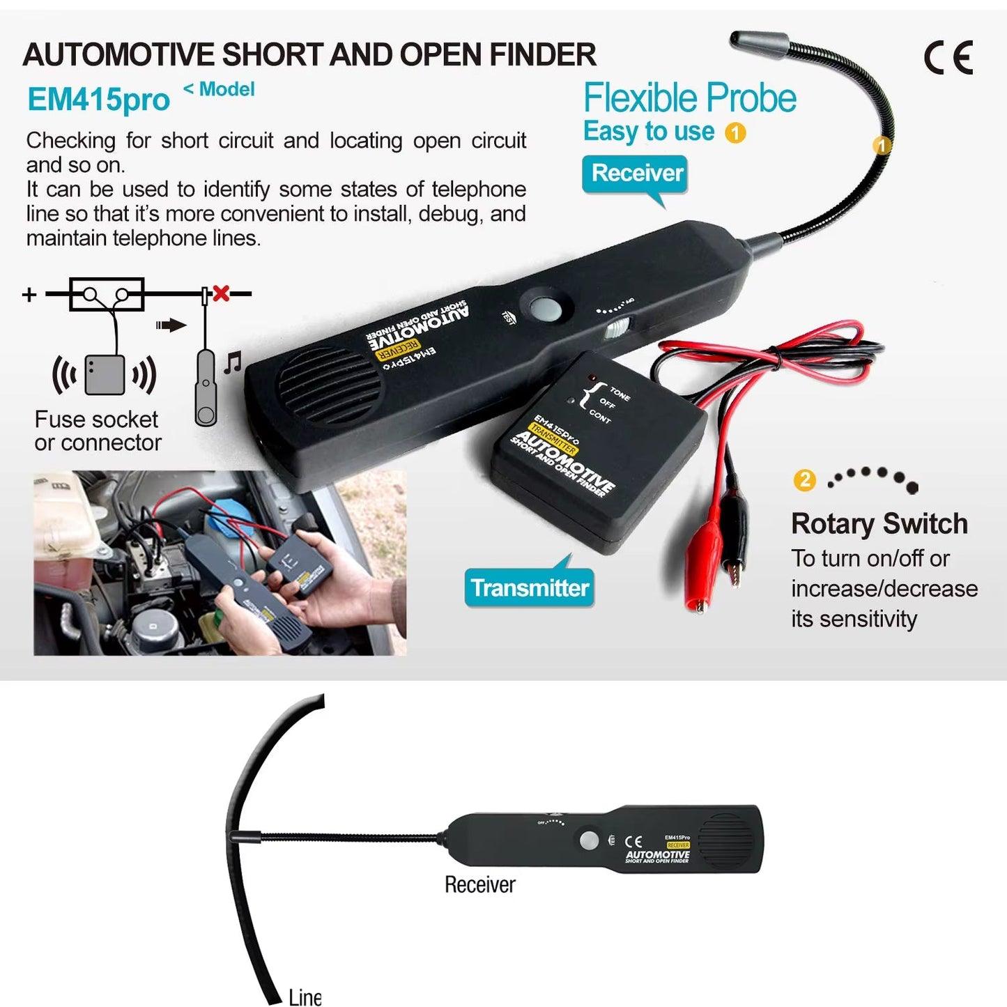 WireTrace EM415PRO – Automotive Short Circuit & Open Finder Diagnostic Tool - Malachi Wallace boutique